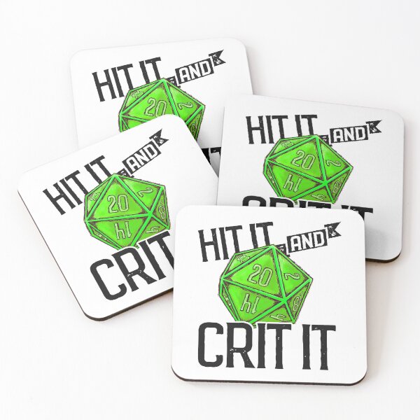 Item preview, Hit It & Crit It -  Ooze D20 designed and sold by RoamingGeek.