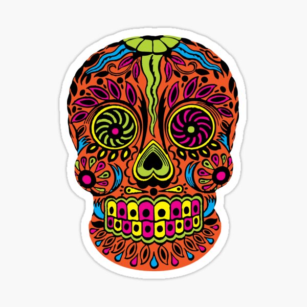 Calavera - Sugar Skull - Calexico  Sticker