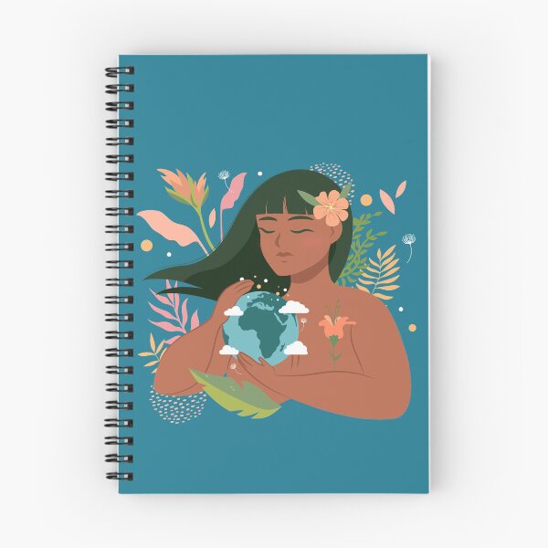 Item preview, Woman Hugging Earth Floral  designed and sold by Maria Simone.