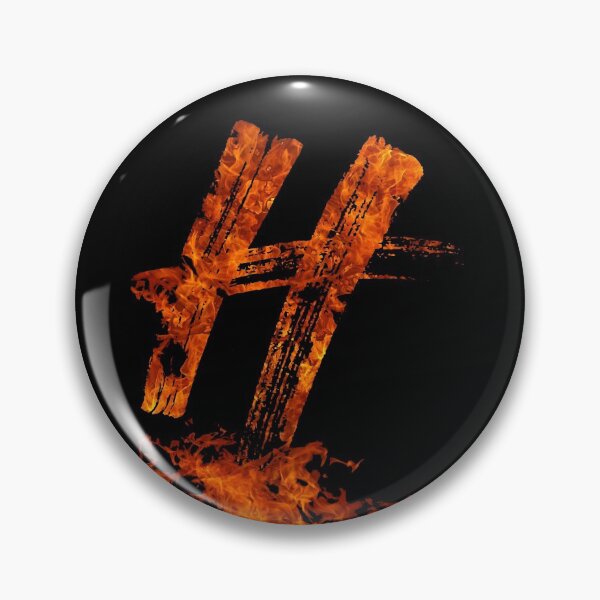 Item preview, Burning on Fire Letter H designed and sold by hatimelhag.