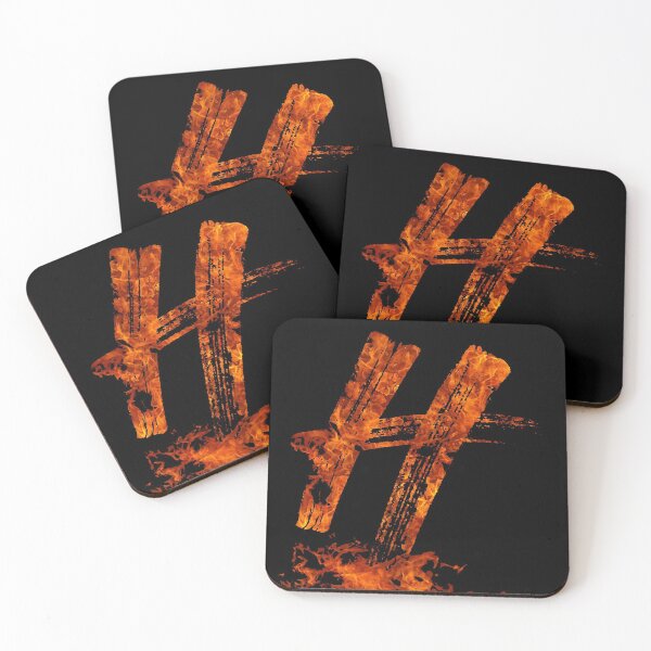 Item preview, Burning on Fire Letter H designed and sold by hatimelhag.
