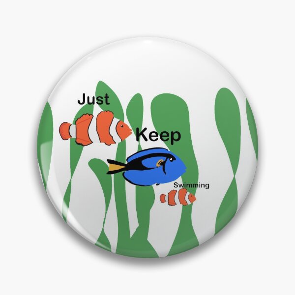 Item preview, Just Keep Swimming designed and sold by stickerartistt.