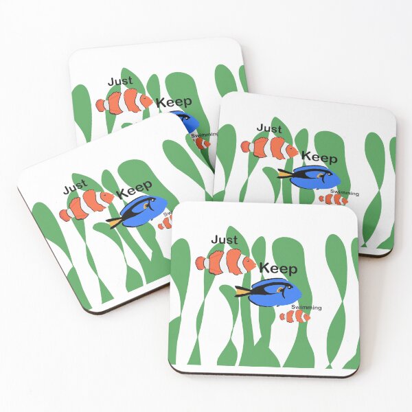 Item preview, Just Keep Swimming designed and sold by stickerartistt.