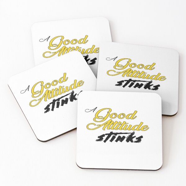 Item preview, A Good Attitude Stinks - (Also a white on black version) designed and sold by seize39.
