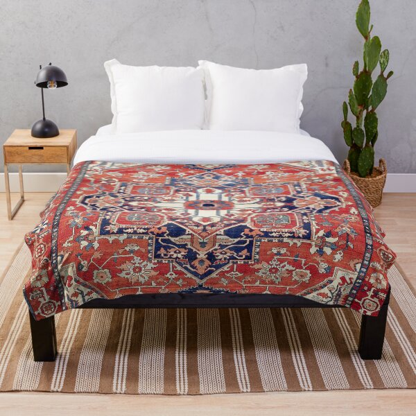 Item preview, Heriz Azerbaijan Northwest Persian Rug Print designed and sold by Vicky Brago-Mitchell®.