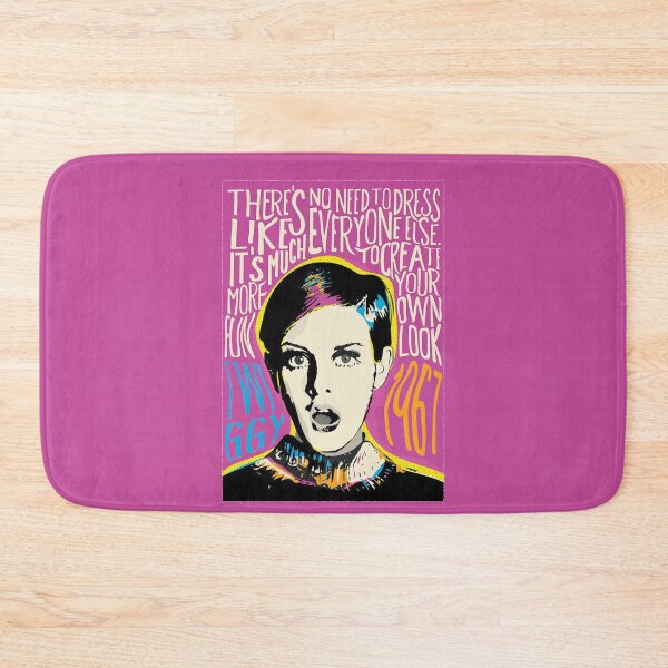 Item preview, Twiggy quote pop art creativity and fashion style icon designed and sold by MindChirp.