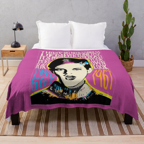 Item preview, Twiggy quote pop art creativity and fashion style icon designed and sold by MindChirp.