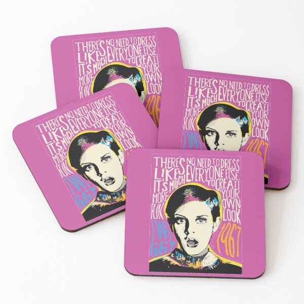 Item preview, Twiggy quote pop art creativity and fashion style icon designed and sold by MindChirp.