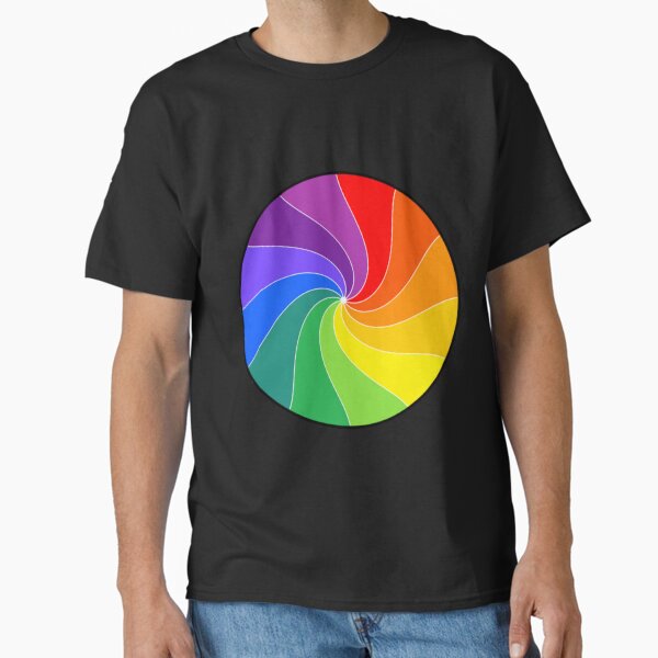 Item preview, Twelve Color Wheel, a Happy Twirled Rainbow designed and sold by SirLeeTees.