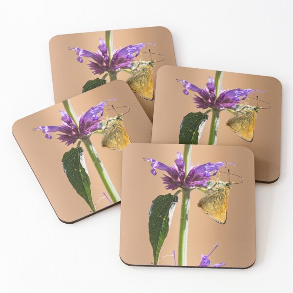 Item preview, Large Skipper Butterfly on Agastache Flower designed and sold by MargaretClavell.