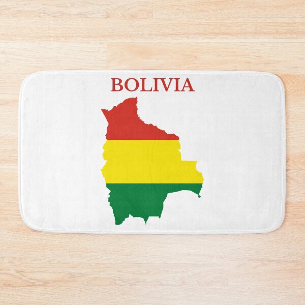 Item preview, Bolivia flag map designed and sold by marosharaf.