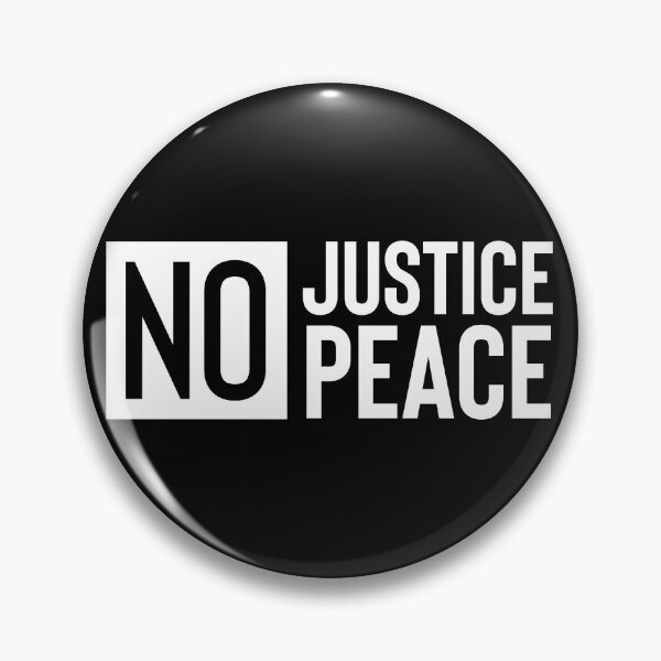 Item preview, NO JUSTICE NO PEACE | BLACK LIVES MATTER designed and sold by pierrelaidesign.