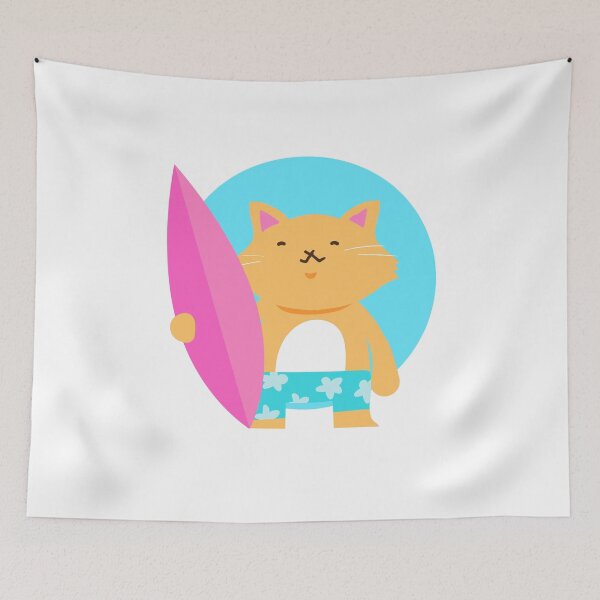 Item preview, Surf Cat, Bro! designed and sold by Alchemytshirts.