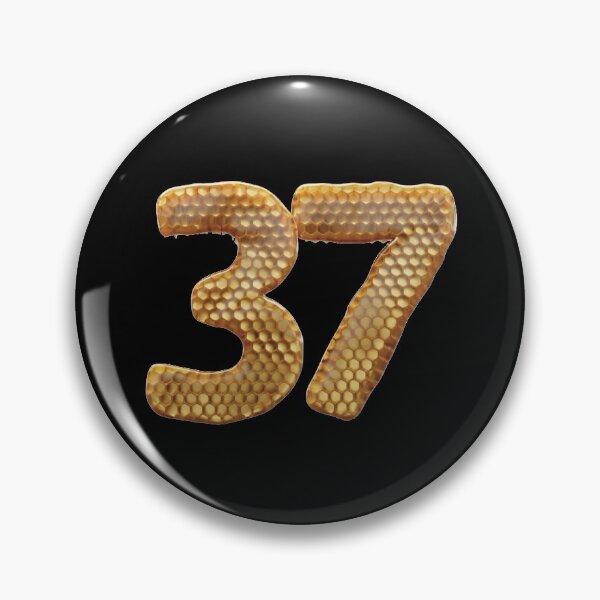 Item preview, 37 Number 3d Honey Numbers Font designed and sold by HelloFromAja.