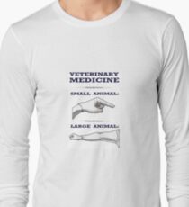 Veterinary Medicine - Large vs. Small Animal Long Sleeve T-Shirt