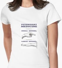 Veterinary Medicine - Large vs. Small Animal Women's Fitted T-Shirt