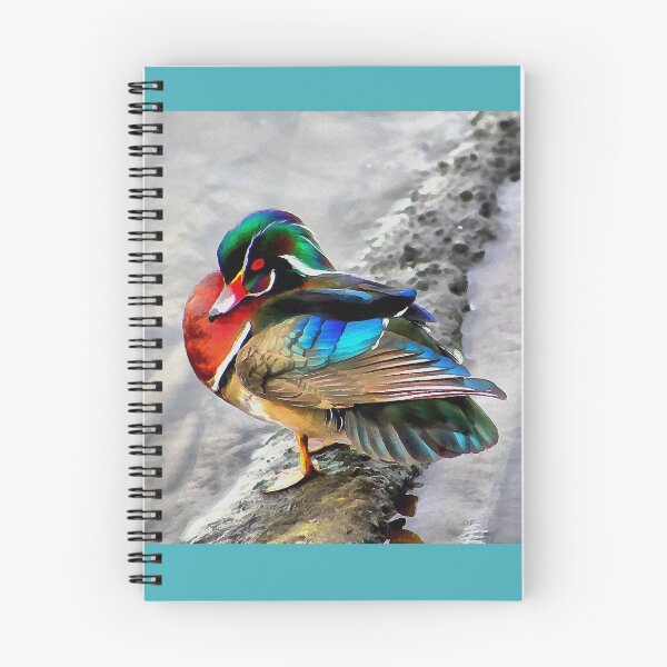 Item preview, Wood Duck with Watercolor Effects designed and sold by SeaChangeDesign.