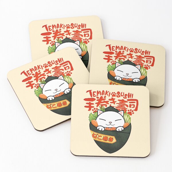 Item preview, Chubby Cats Temaki Sushi Cat designed and sold by Takeda-art.