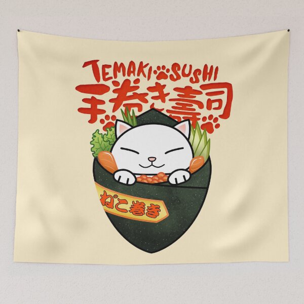 Item preview, Chubby Cats Temaki Sushi Cat designed and sold by Takeda-art.
