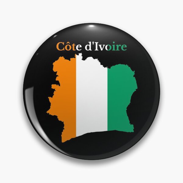 Item preview, Côte d'Ivoire, Ivory Coast, Map Flag designed and sold by marosharaf.