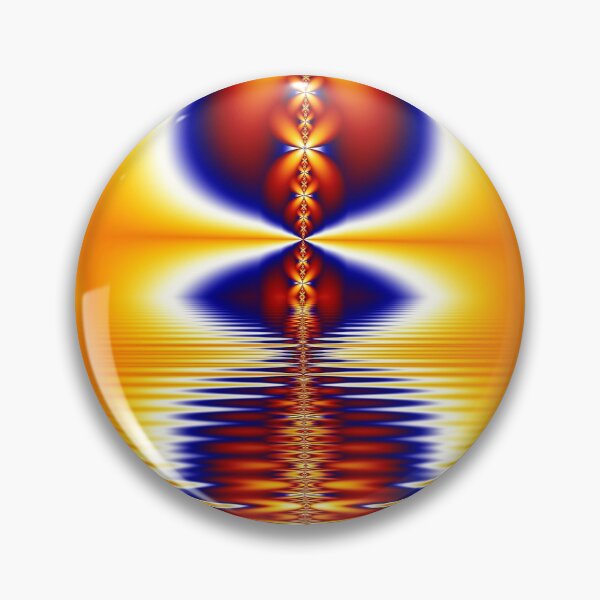Item preview, Sunset on the Water Planet - 3D Fractal Alien Scifi Scene designed and sold by Pam Blackstone.