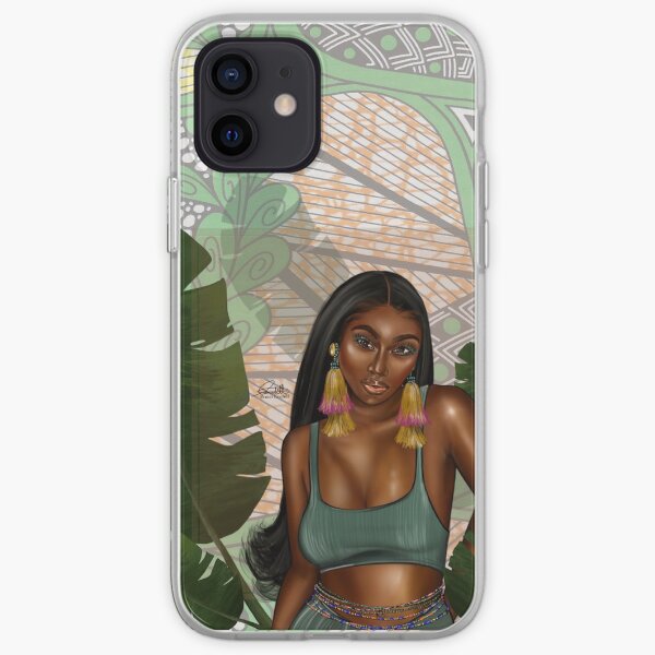 Banana leaf x waist beads iPhone Soft Case