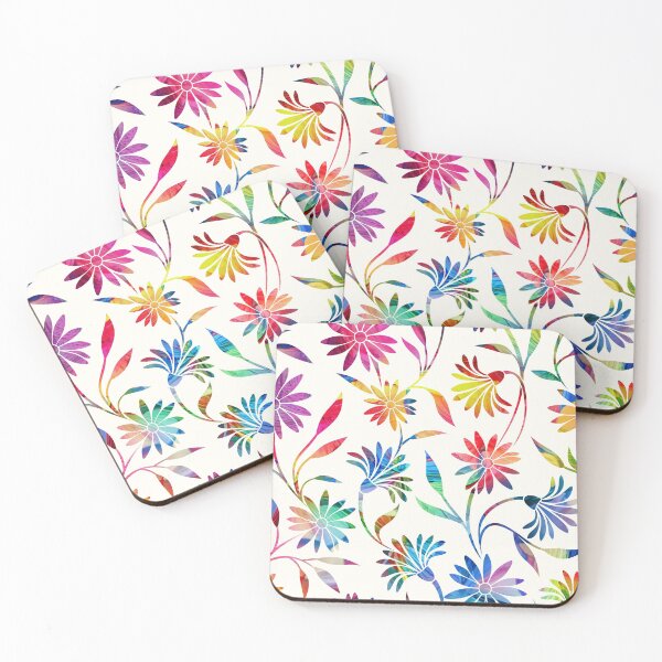 Item preview, Cheerful Floral Pattern designed and sold by Klara Acel.