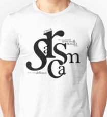 "Sarcasm is my only defense" - Stiles Stilinski Unisex T-Shirt