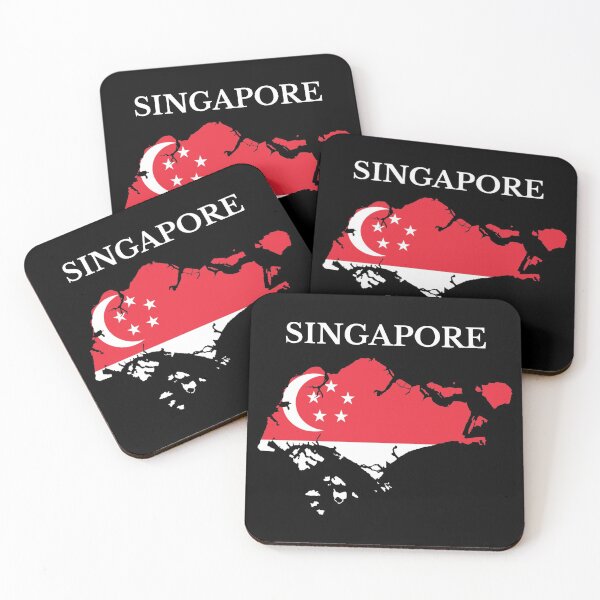 Aperçu de l'œuvre Drapeau de carte de Singapour créée et vendue par marosharaf.