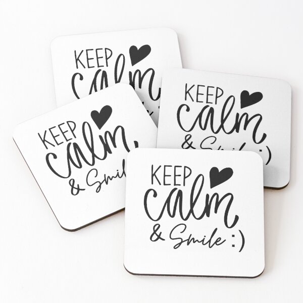Item preview, Keep calm and smile designed and sold by doucelune.