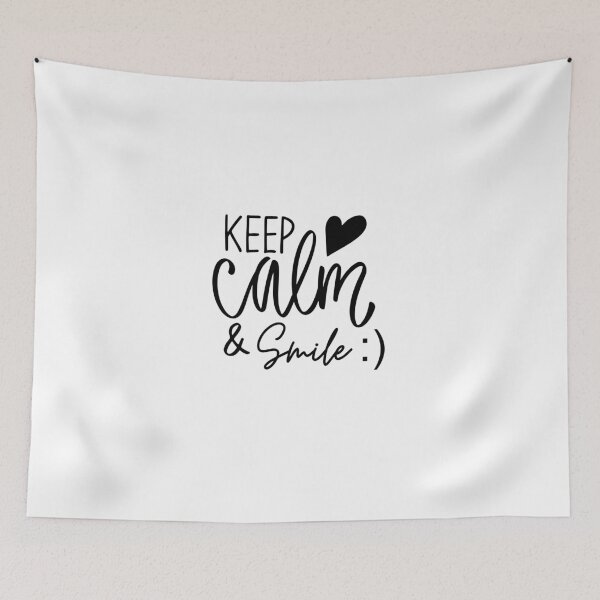 Item preview, Keep calm and smile designed and sold by doucelune.