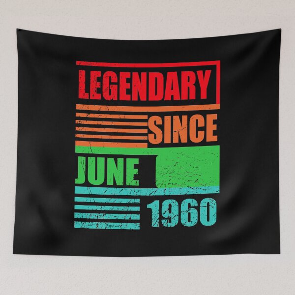 Item preview, 60th birthday legendary since June 1960 designed and sold by shurikaner.