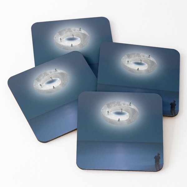 Item preview, Surreal beach landscape, impossible oval, optical illusion designed and sold by Archiworkshop.