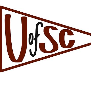 Artwork thumbnail, UofSC South Carolina Pennant by dishitas