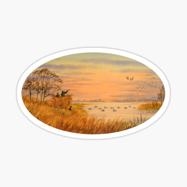 Duck Hunters Calling Sticker