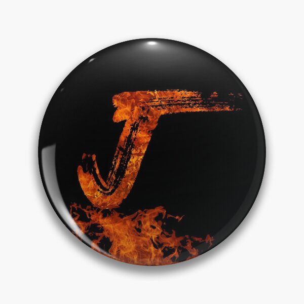 Item preview, Burning on Fire Letter J designed and sold by hatimelhag.
