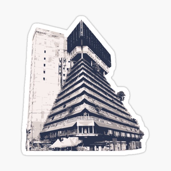 Item preview, Abidjan - La Pyramide minimal, Ivory Coast designed and sold by ArchiCrumbs.