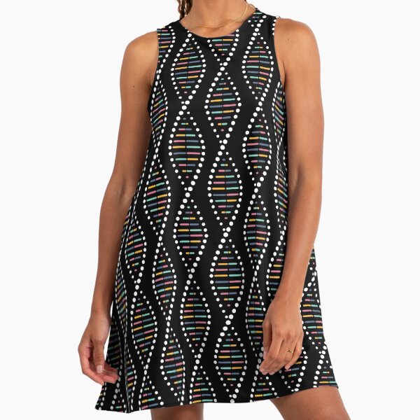 DNA" A-Line Dress for Sale by asmo9 | Redbubble