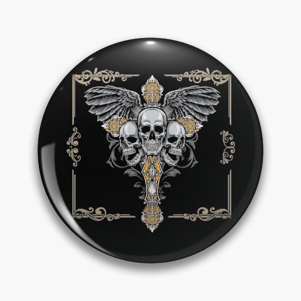 Item preview, Dark Angel Gothic Skull Cross designed and sold by darknessjeff86.