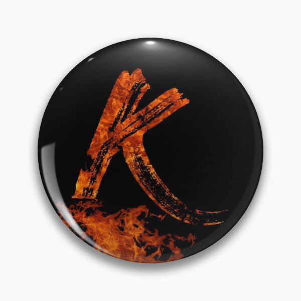 Item preview, Burning on Fire Letter K designed and sold by hatimelhag.