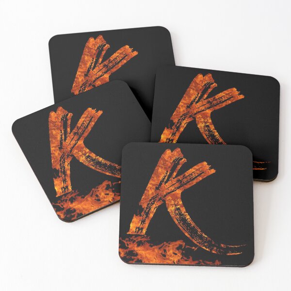 Item preview, Burning on Fire Letter K designed and sold by hatimelhag.