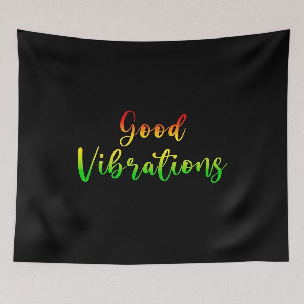 Item preview, Good vibrations reggae rasta colours designed and sold by Stageystuff.