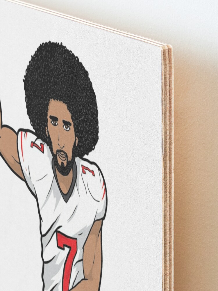 Colin kaepernick Kneeling Art Board Print for Sale by Djoness