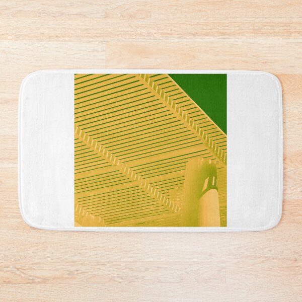 Item preview, Wooden shelter and sunshade construction, small village, Santorini island, Greece, yellow and green designed and sold by Santorini Gallery.