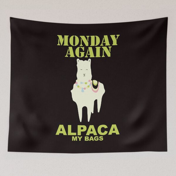 Item preview, Alpaca Llama Monday Funny designed and sold by Imutobi.