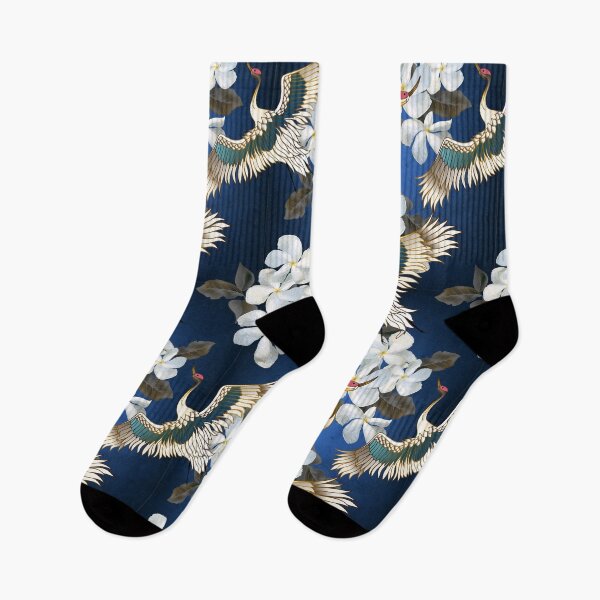 Item preview, Grus and white flowers designed and sold by WeeraS.