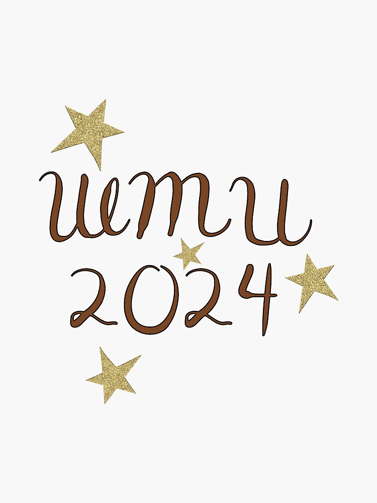 "Western Michigan University "WMU 2024" Sticker" Sticker by