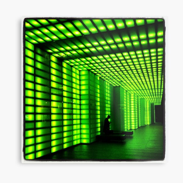 The green tunnel Metal Print
