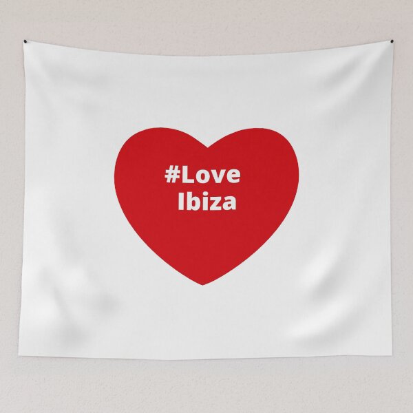 Item preview, Love Ibiza - Hashtag your i Love Heart  designed and sold by support4love.