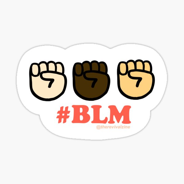 #BLM: Black Lives Matter Sticker